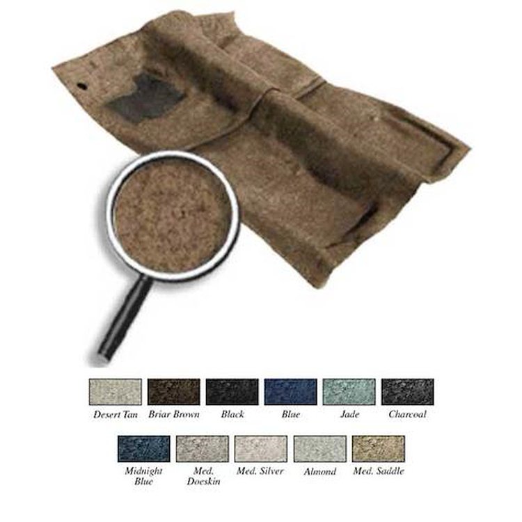 K28504 1985-92 F-Body w/ Console Medium Doeskin Molded Cutpile Carpet Set