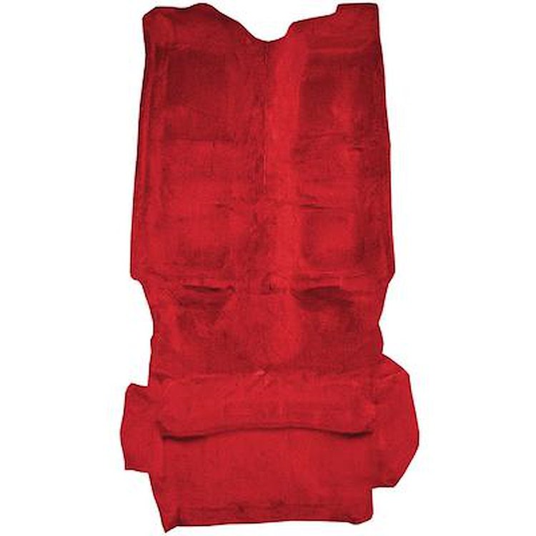 K29477A 1994-2001 Camaro, Firebird; Molded Carpet; Cut Pile; Convertible; Flame Red