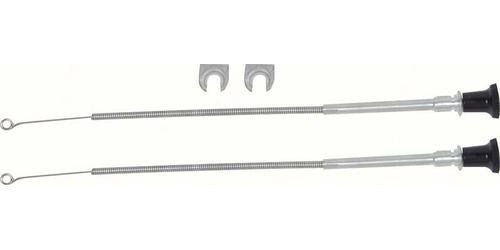 K4008 Kick Panel Cables-1965-67 Chevy II, Nova; without AC; Pair