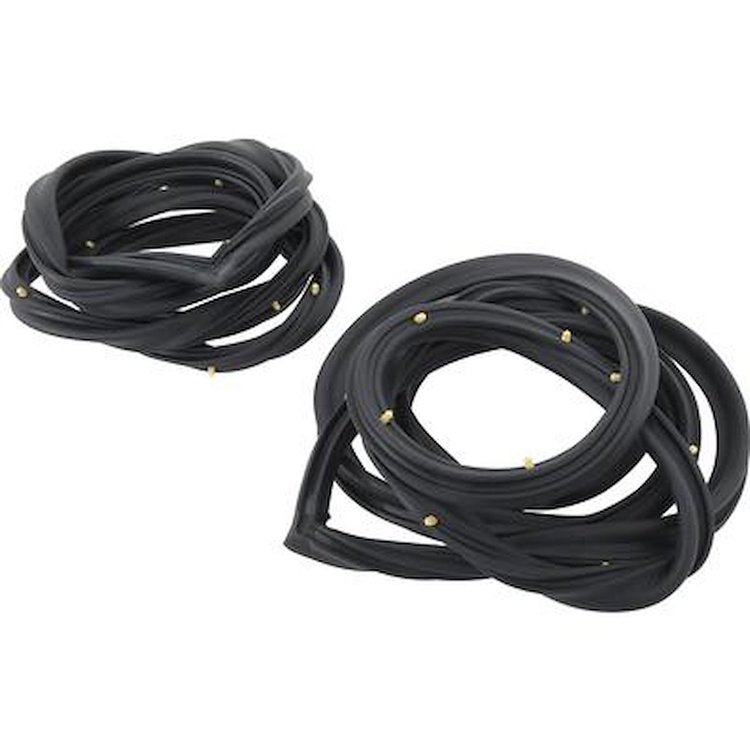 K4064 Rear Door Weatherstrip 1962-67 Chevy II/Nova, 4 Door Sedan, Pair