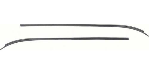 K414 Interior Upper Windshield Trim Moldings 1962-67 Chevy II/Nova; 2 Piece Set