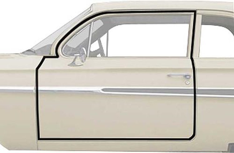 Door Frame Weatherstrip 1961-64 Impala/Fullsize