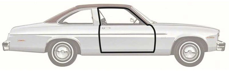 GM X-Body Door Frame Weatherstrip Kit