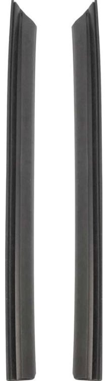 1966-67 Nova Quarter Window Vertical Weatherstrips With Steel