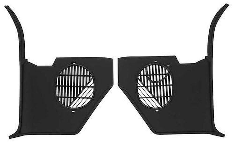 Interior Kick Panels for 1965-1966 Chevy Bel Air, Biscayne, Caprice, Impala without A/C [Pair]