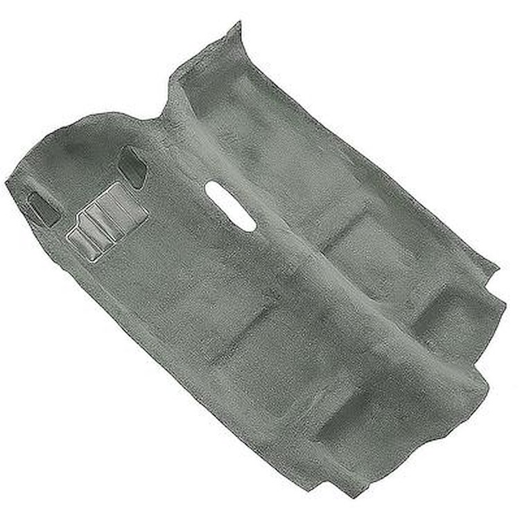 K48768 1982 Camaro, Firebird; Passenger Area Molded Carpet Set; Cut Pile; Mass Backing; Medium Silver