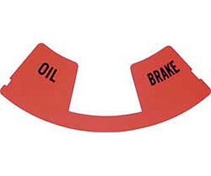 Oil/Brake Warning Lens 1968 Camaro/Firebird