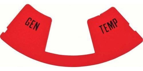 Gen/Temp Warning Lens 1967-1968 Camaro/Firebird