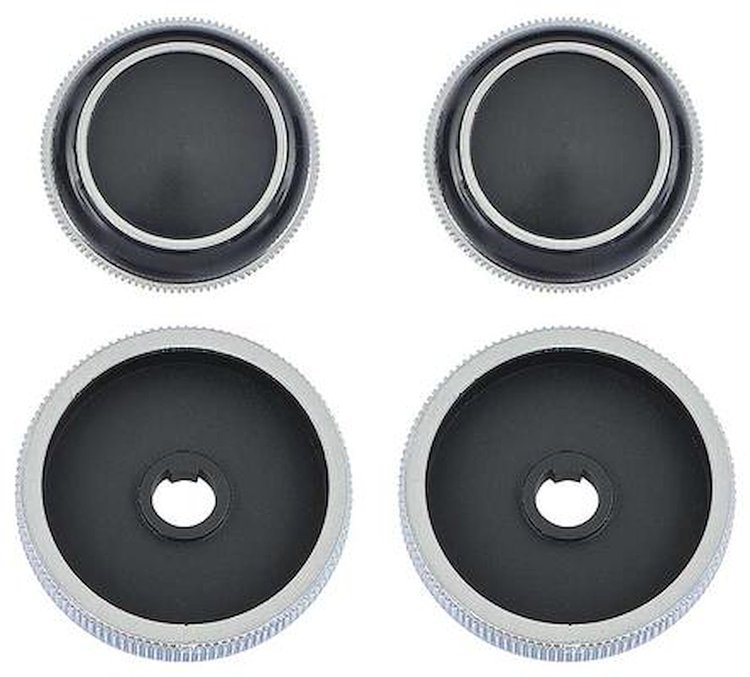K574 8 Track Knob Set-1970-81 Firebird; Console Mounted; 4 Piece Set