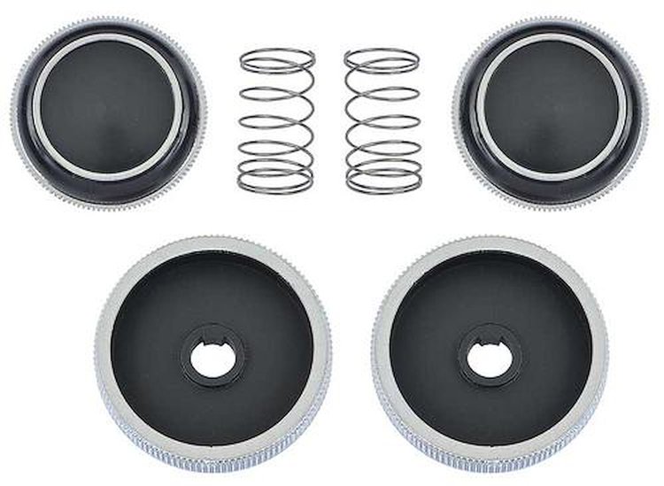K575 AM/FM In Dash Radio Control Knobs-1970-81 Firebird; 4 Knob Set