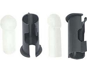 Sun Visor Nylon Tip/Bushing Set Includes: (2) Rubber Sun Visor Tips