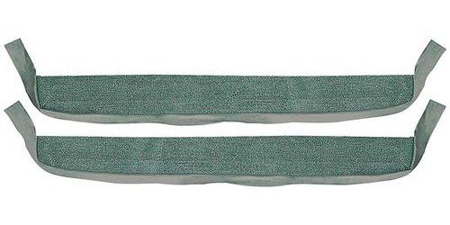 K626830 1968 Firebird, Door Panel Carpet;, Deluxe,; Loop, Dark Teal Blue