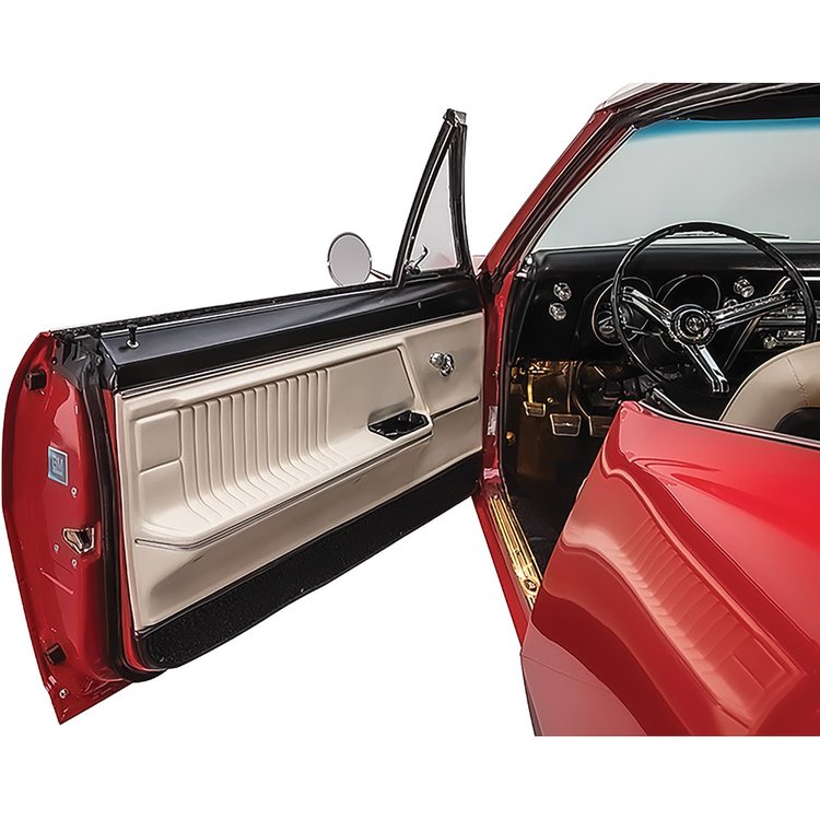Deluxe Inner Molded Front Door Panels 1967 Chevy Camaro, Parchment