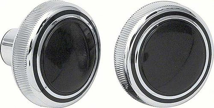 K652 Radio Volume and Tuning Knobs-1968-70 Camaro, Corvette, Impala; AM & AM/FM