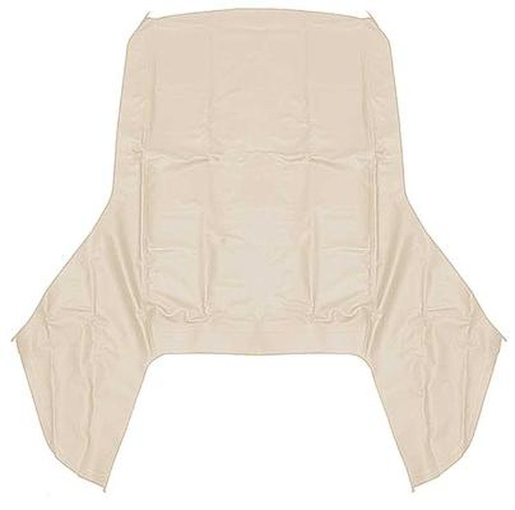 K6769128 1967-69 Camaro / Firebird; Convertible Top; Top Only; For Plastic Window; Vinyl; Beige