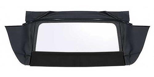K69201 1967-69 Camaro / Firebird Convertible; Plastic Window Assembly; Zipper Style; Vinyl; Black