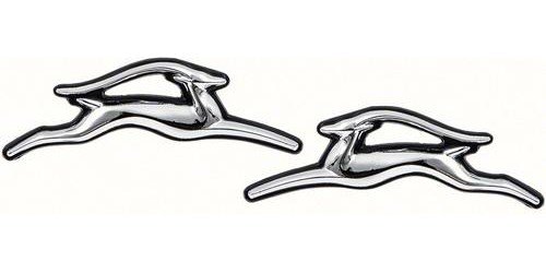 K7072 Interior Door Panel Emblems 1970-72 Impala; Pair