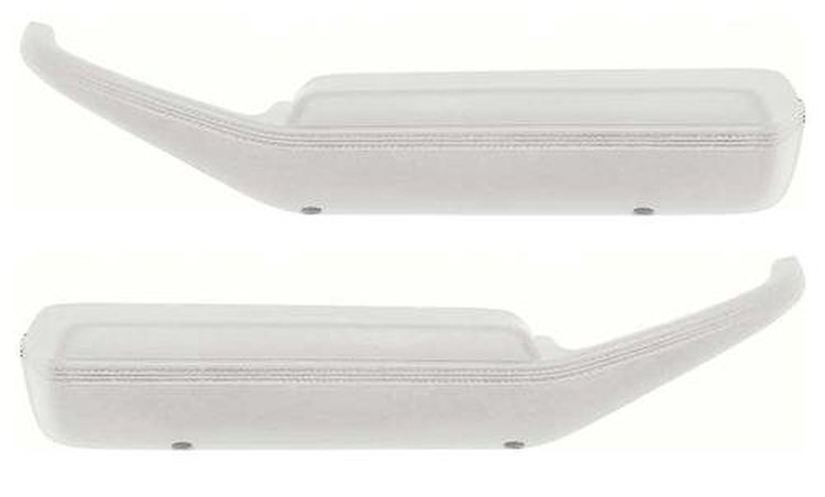 K74110 Arm Rest and Door Pull Handle Assembly; 1974-81 Camaro, Firebird; White; Pair