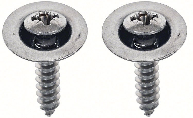 1970-73 Camaro License Lamp Lens Screws - Pair
