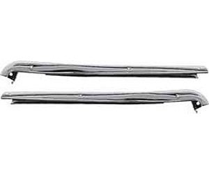 Windshield Header Moldings 1968-1969 Camaro/Firebird (Convertible)