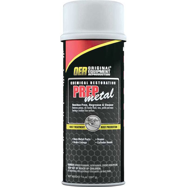 Restoration Grade Metal Prep Removes Brake Fluid, Grease, Oil, Wax, etc., on Metal Surfaces
