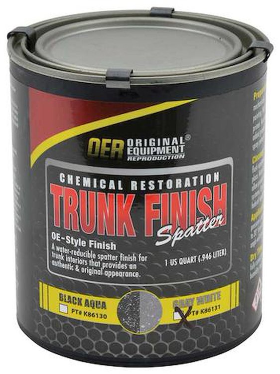 K86131 Trunk Spatter Paint Grey/White 1-Quart