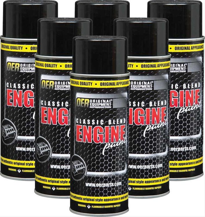 Engine Paint 1971-73 Light Blue Teal