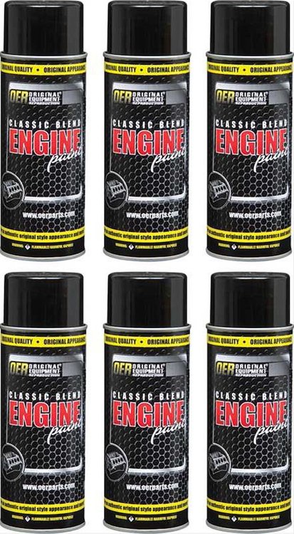 Engine Paint 1973 Blue Aqua