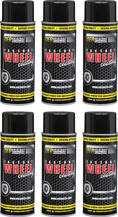 K89306 Wheel Paint Daytona Gold OER "Factory Wheel Coating" Honeycomb Case Of 6-16 Oz Cans