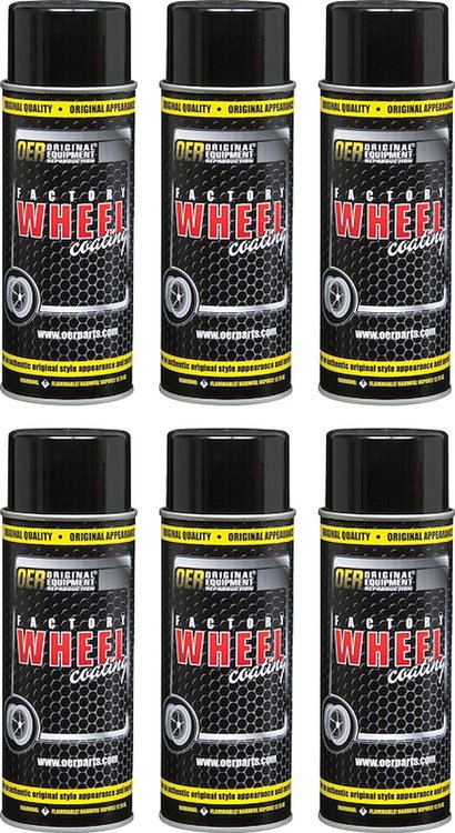 K89356 Wheel Paint Slate Silver OER "Factory Wheel Coating" Snowflake Case Of 6-16 Oz Cans