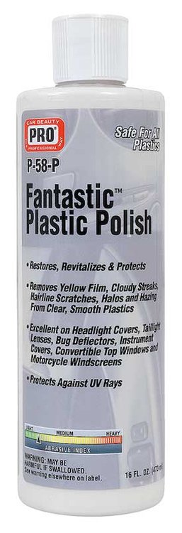 K89528 Fantastic Plastic Polish, 16-oz. Pint Bottle