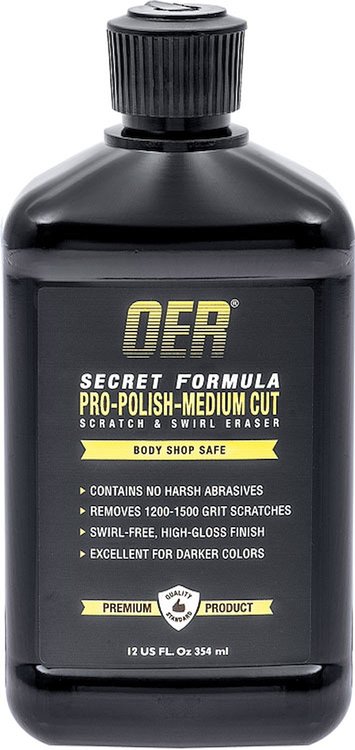 Secret Formula Pro-Polish 12 Oz Scratch / Swirl-Eraser Medium Cut