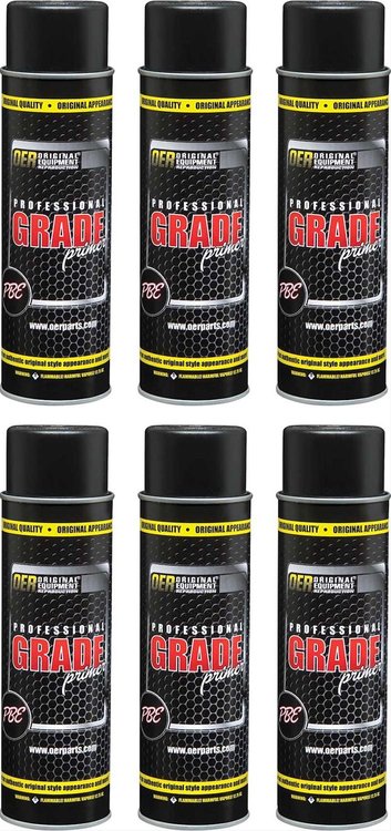 K89665 Professional Grade High Solids Sanding Primer OER Gray Case of 6; 20 Oz Aerosol Cans