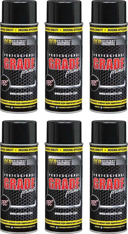 K89666 Professional Grade Green Zinc Phosphate Primer OER Case of 6; 16 Oz Aerosol Cans