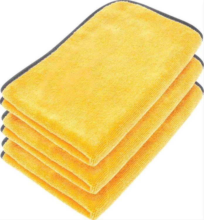 Gold Elite Microfiber Towels - 16 X 16 3 Pack