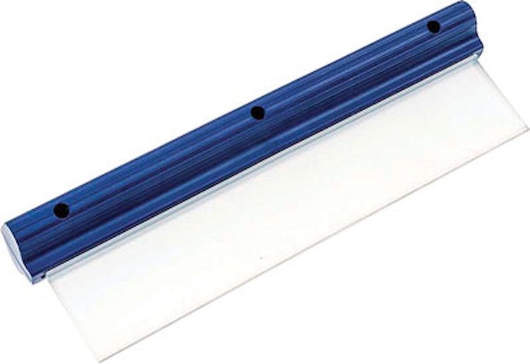 Silicone Jerry Blade Blue Handle 2-1/2 X 12