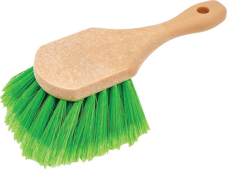 Wash Brush Soft Bristles 8 Handle Green