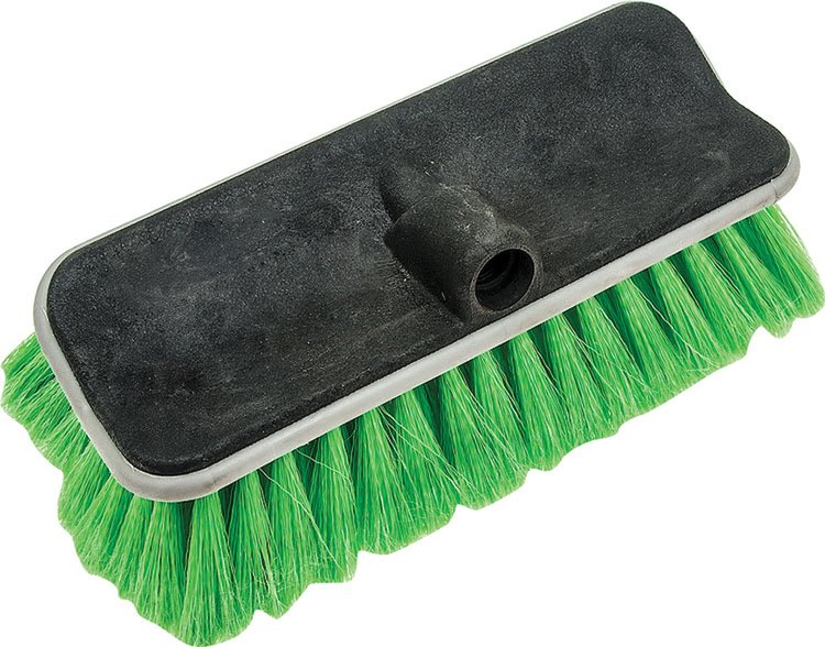 Fountain Brush Tri Head Soft Bristles Green