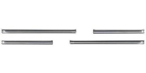 K9093 1968 Standard Coupe Lower Front Door Panel Moldings-Set 4