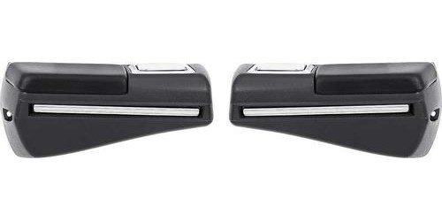 K99700 Rear Arm Rest Base and Pad for 1968-1972 Nova, Chevelle, Skylark, GTO [2 Door, with Trim Moldings, Black]