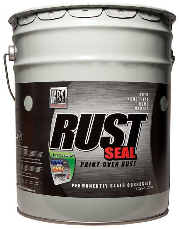 KB4602 KBS RustSeal; Rust Preventive Corrosion Barrier Coating; Satin Black; 5 Gallon Pail