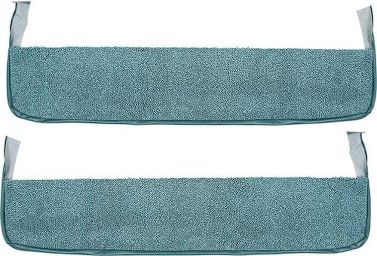 KP64806 1964 Impala (Except Super Sport) Aqua; Loop Door Panel Carpet;