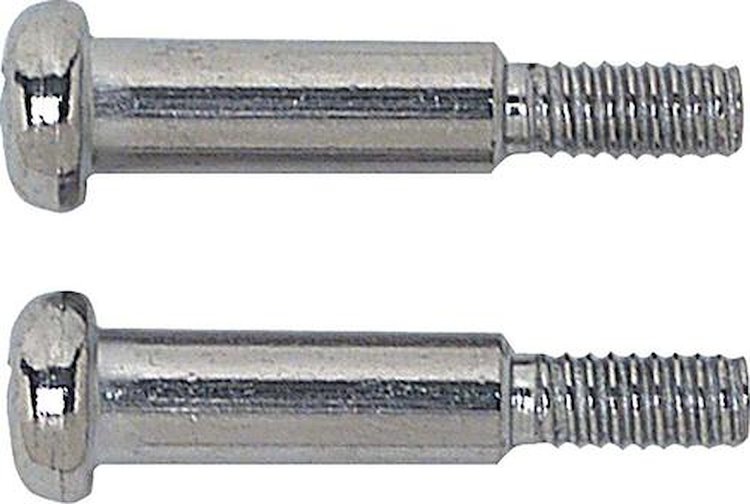 KW289D 1969-72 Chevrolet, GMC Pickup Truck; Cargo Lamp Lens Screws; Chrome; Pair
