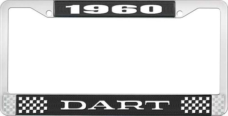 1960 Dart License Plate Frame - Black