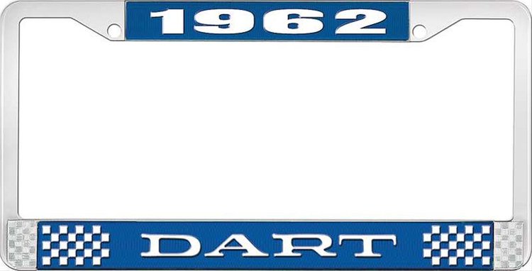 1962 Dart License Plate Frame - Blue
