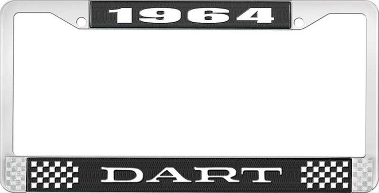 1964 Dart License Plate Frame - Black