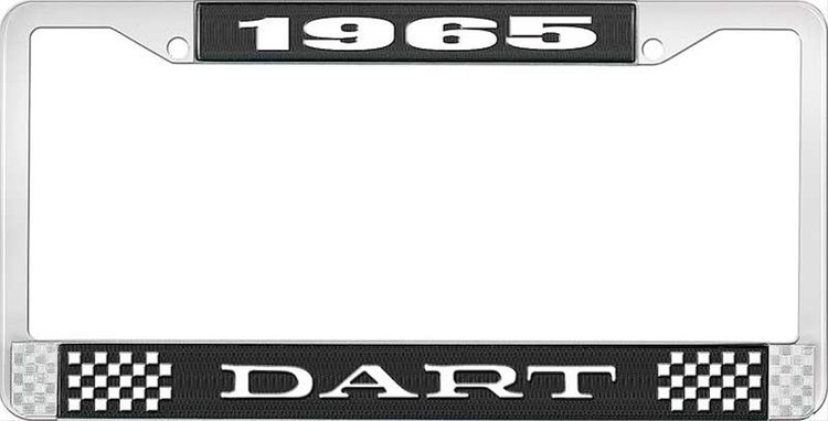 1965 Dart License Plate Frame - Black