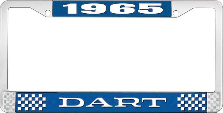 1965 Dart License Plate Frame - Blue