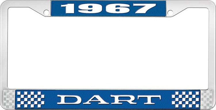1967 Dart License Plate Frame - Blue