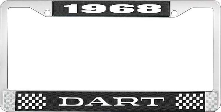 1968 Dart License Plate Frame - Black